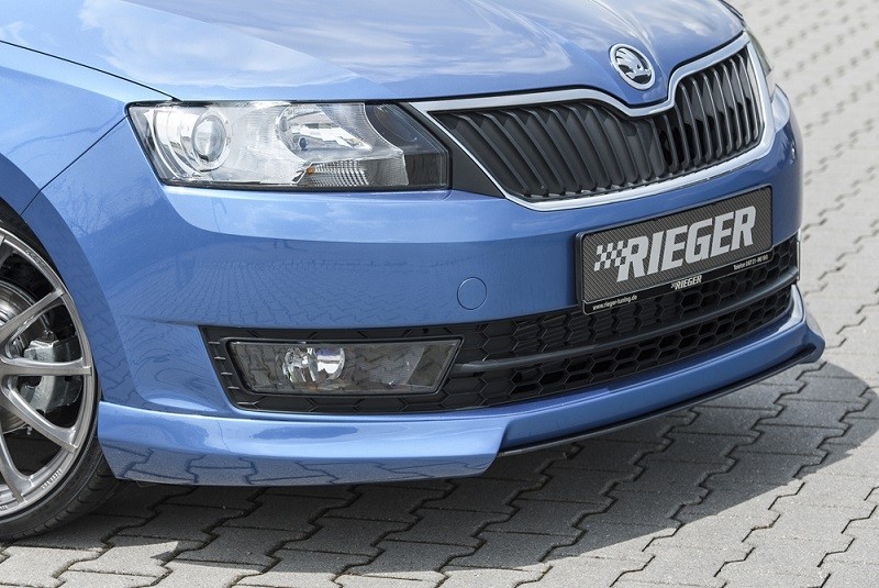 Voorspoiler Rieger Skoda Rapid NH