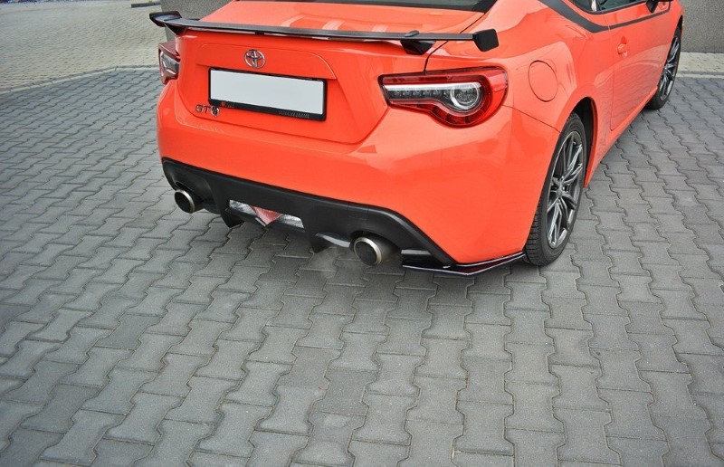 Zij Splitters Toyota GT86 FACELIFT Glans Zwart