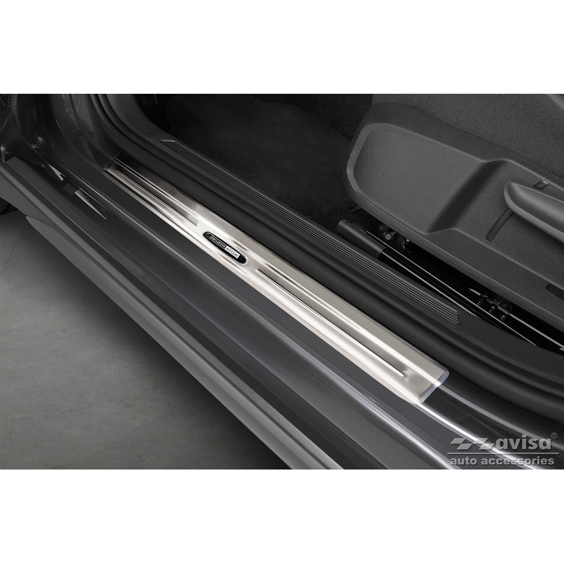 Inox door sill protectors  Volkswagen Taigo 2021- 'Exclusive Edition' - 4-pieces