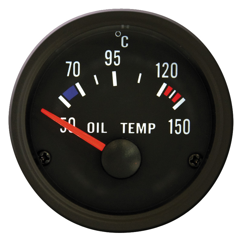 Performance Instrument Black Oil Temperature 50-150C 52mm