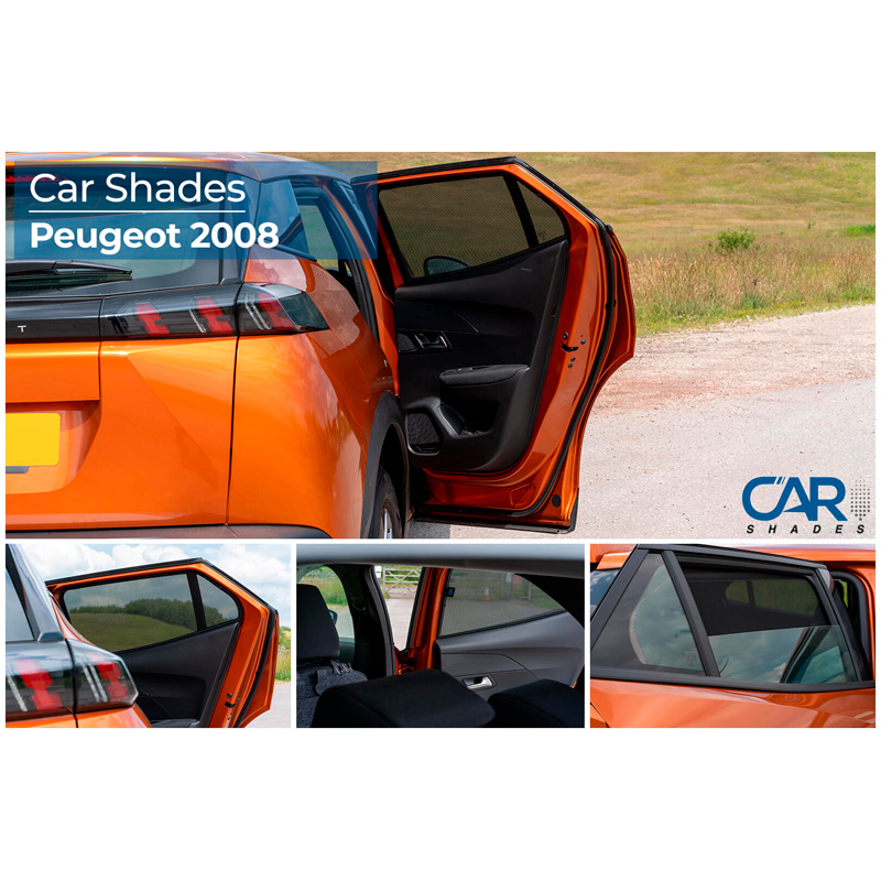 Set Car Shades (rear side doors)  Peugeot 2008 II 2020- (2-pieces)