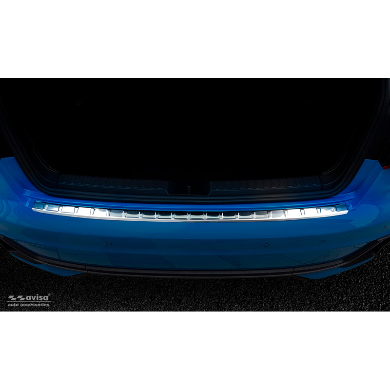 Stainless Steel Rear bumper protector  Audi A1 (GB) Sportback 2018- 'Ribs'
