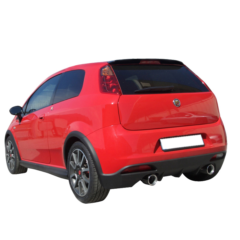 100% Inox Double Sport Exhaust  Fiat Grande Punto 1.4 Turbo Abarth 2006- Left/Right 102mm