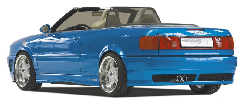 Achteraanzet Audi Cabrio/Coupe Rieger ABS