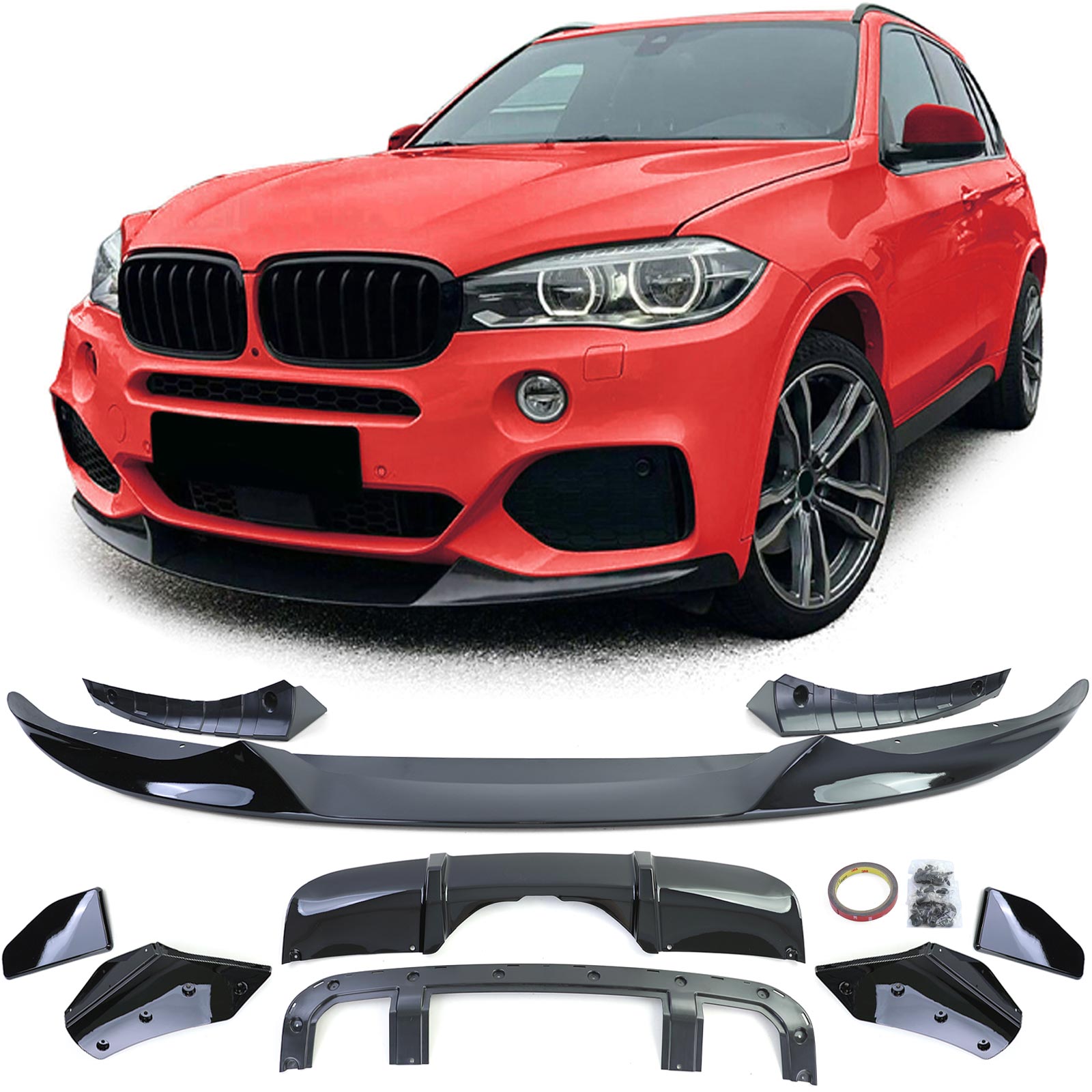 Bodykit BMW X5 F15 M Pakket 13-18 Glans Zwart