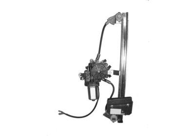 raammechanisme, 4/5 drs, incl motor, achter, rechts Skoda Octavi