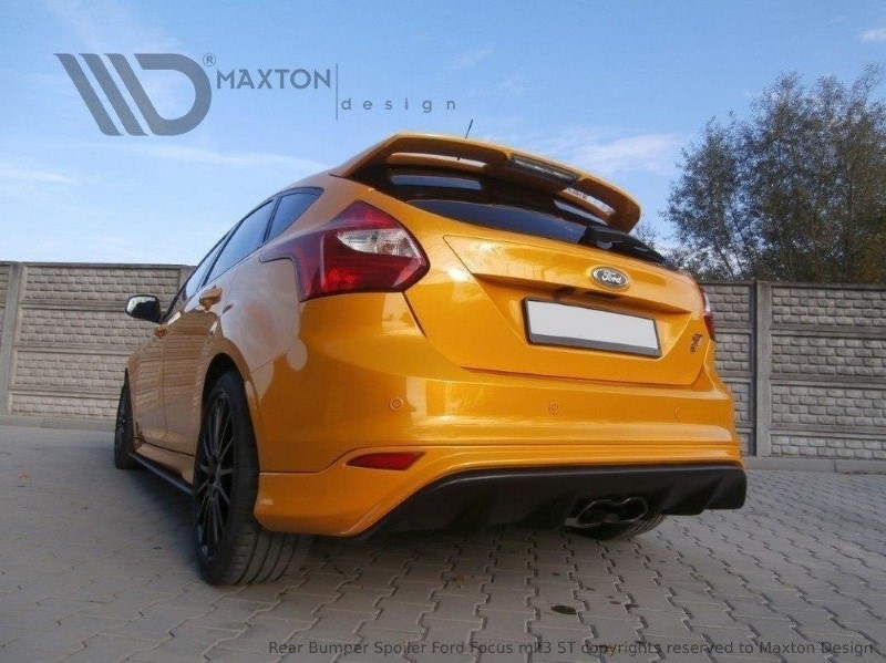 Achter Aanzet Ford Focus ST Mk3 (RS Look) Glanzend Zwart