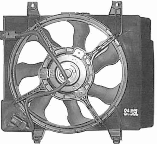 Aircofan PICANTO 04-07 335mm 1.1 CRDI HANDGESCHAKELT A/C