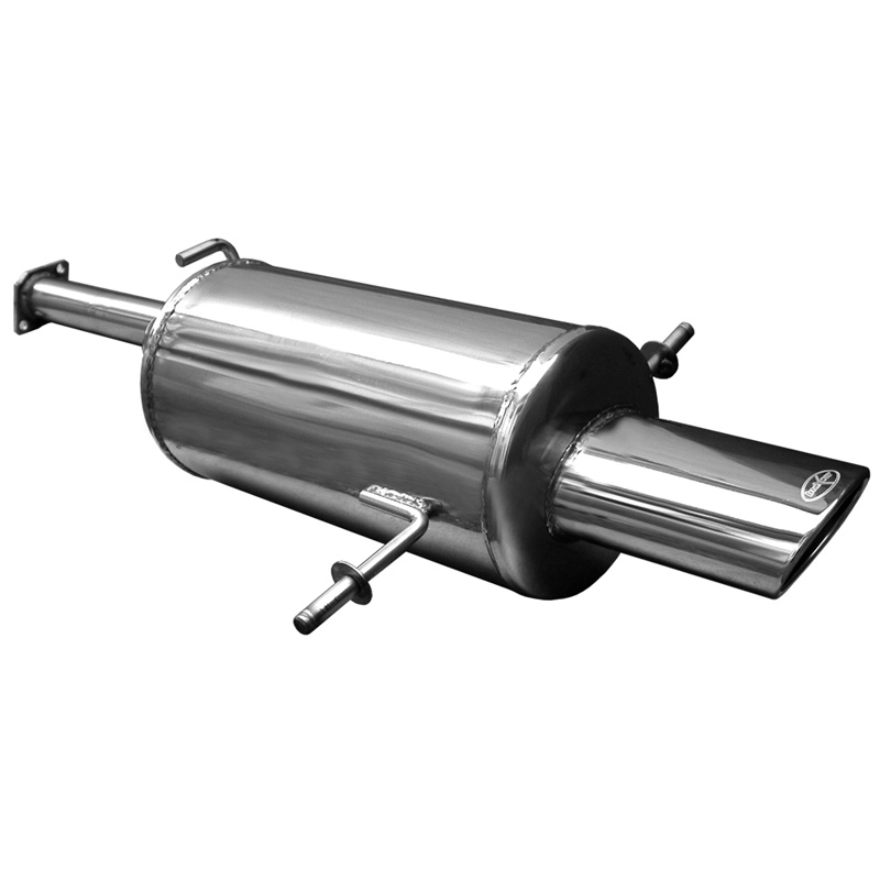 100% Inox Sport Exhaust  Subaru Impreza 4WD WRX (225HP) 2003- 120x80mm with CE