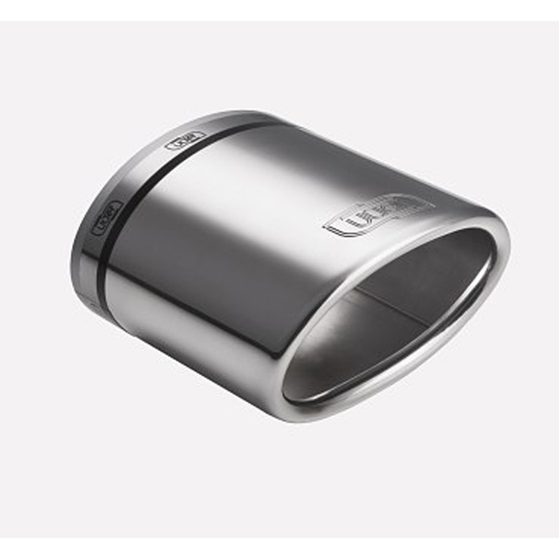 Ulter Sport Exhaust finisher - Oval 95x65mm Slanted - Length 120mm - Installation 40-55mm - Inox
