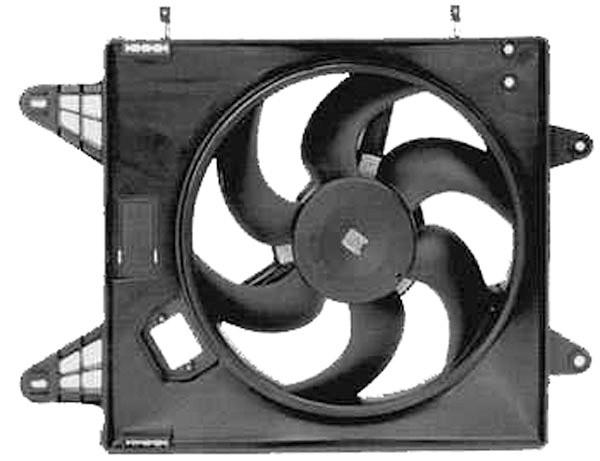 Radiator FAN MULTIPLA 98-04 300mm 1.6I-16V + A/C