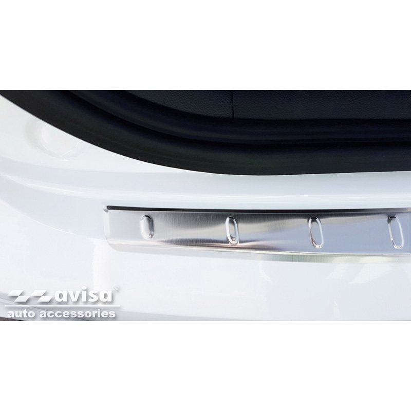 RVS Achterbumperprotector  Hyundai i20 II 5-deurs & Active Crossover FL 2018-2020 - 'Ribs'
