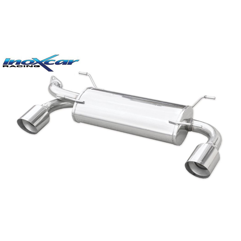 100% Inox Double Sport Exhaust  Subaru BRZ 2.0 (200hp) Facelift 2017- 1x102mm Racing