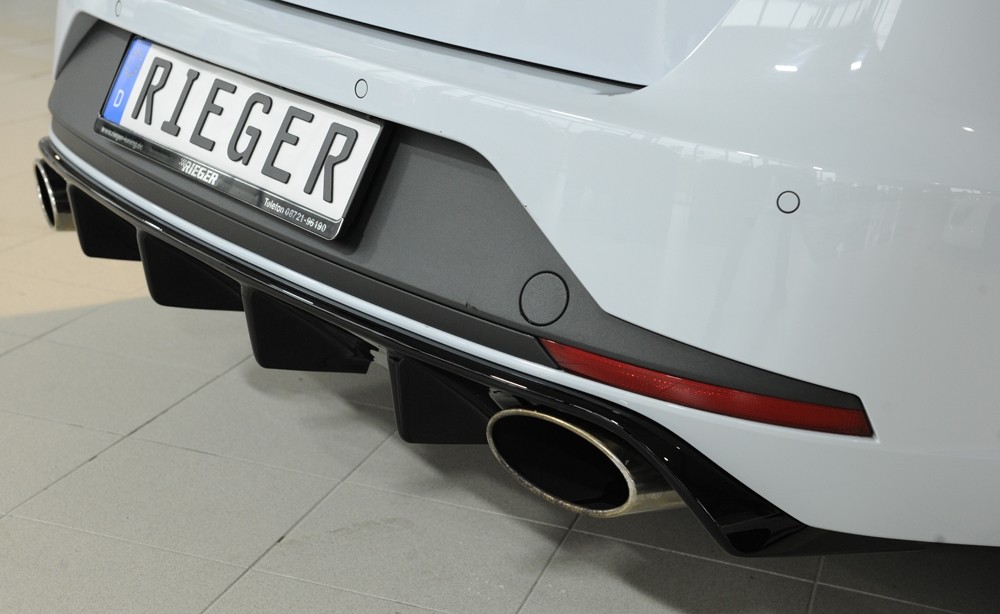 Achterbumper Diffusor Rieger Seat Leon ST Cupra (5F) 03.14-12.16