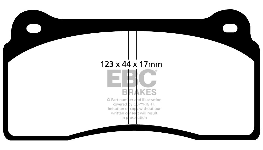 EBC Brakes AUDI R8  4.2 2006-.. Remblokken achterzijde