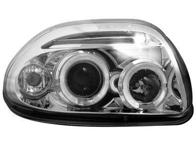 Koplampen Angel Eyes Renault Clio B 9.98-5.01 Chroom
