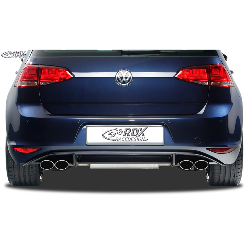 Rear bumper skirt 'Diffusor'  Volkswagen Golf VII HB 3/5-doors 2012- 'R-Look' excl. GTi/GTD (PUR)