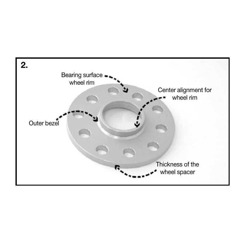 H&R DR-System Wheel spacer set 20mm per axle - Bolt pattern 5x112 - Hub 66,5mm - Bolt size M14x1,5 -  Audi - Black