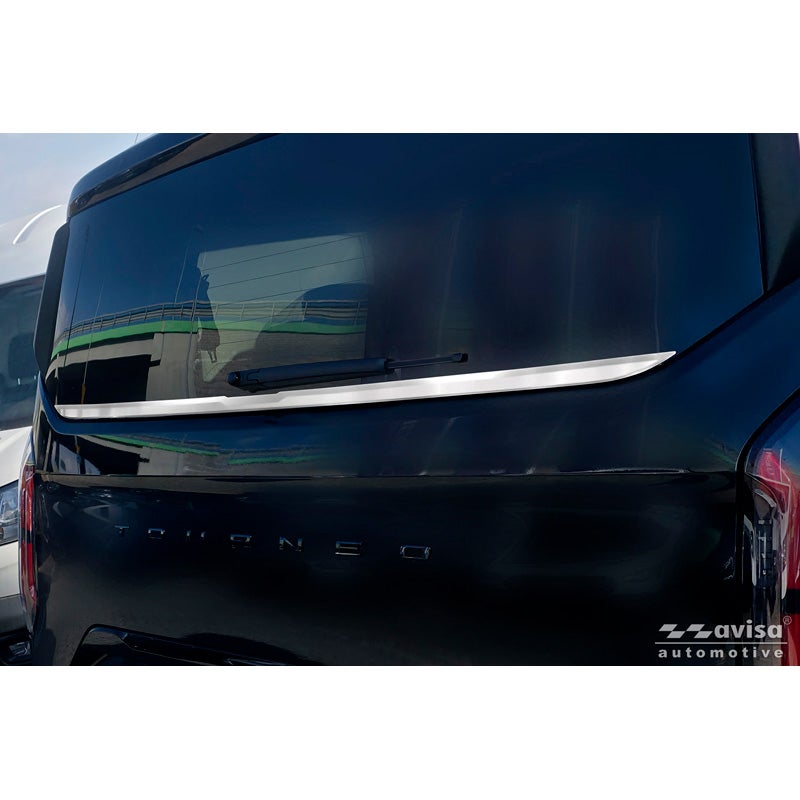 Avisa Brushed Stainless Steel Trunk Tailgate Trim Cover  Ford Tourneo Custom (V710) 2023-