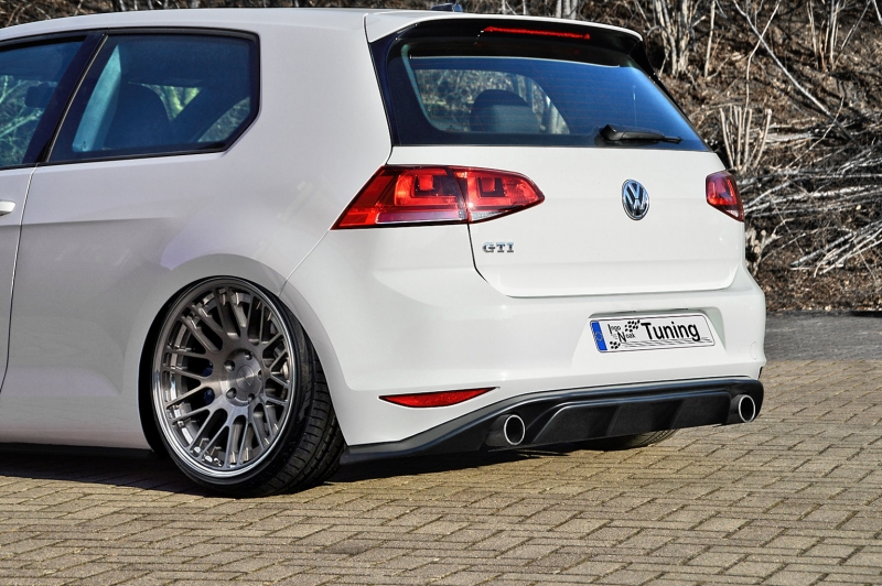Diffuser Volkswagen Golf 7 GTI GTD 13-17 Glans Zwart