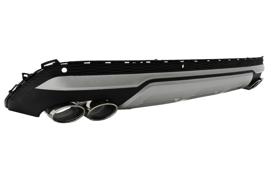 Diffuser Audi Q7 SUV 4M Facelift (2020-up) SQ7 Design Zilver