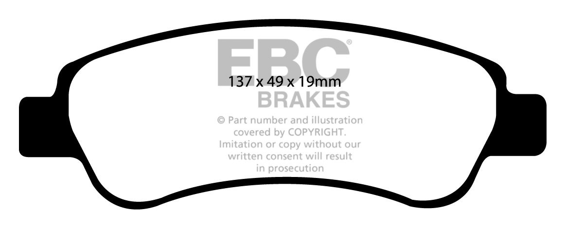 EBC Brakes PEUGEOT BEDRIJFSWAGEN Boxer 3.0 TD 2006-.. Remblokken