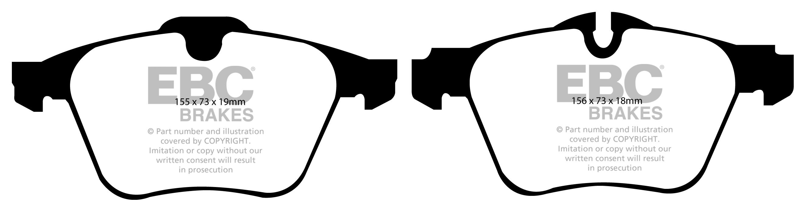 EBC Brakes JAGUAR S-Type 4.2 R Supercharged 2006-2008 Remblokken