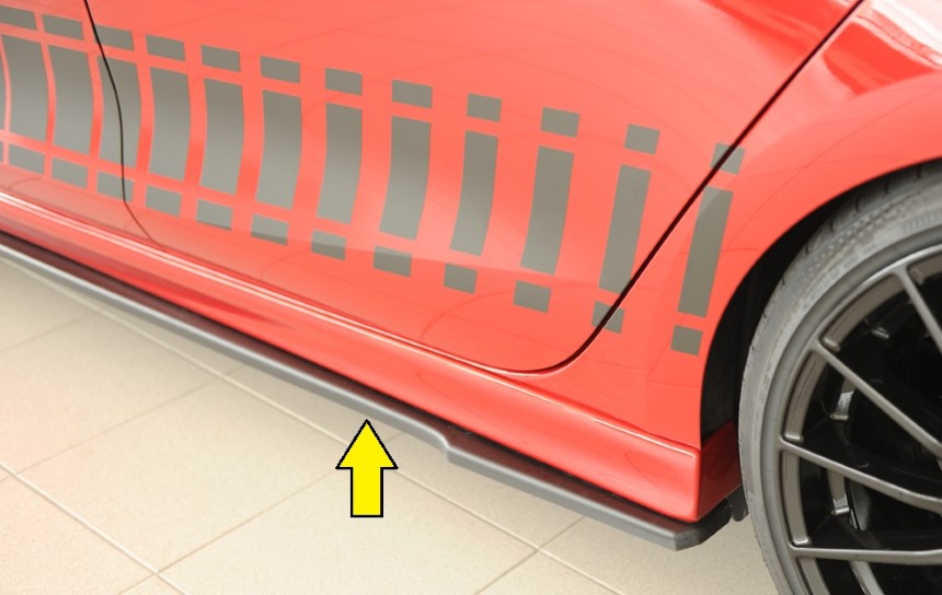 Opzetstukken zijskirts Seat Leon KL Rieger