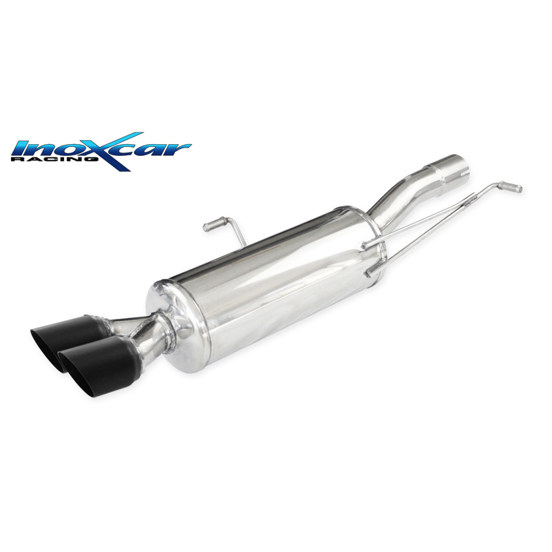 100% Inox Sport Exhaust  Peugeot RCZ 1.6 THP 200hp 2010- 2x80mm Ceramic Black