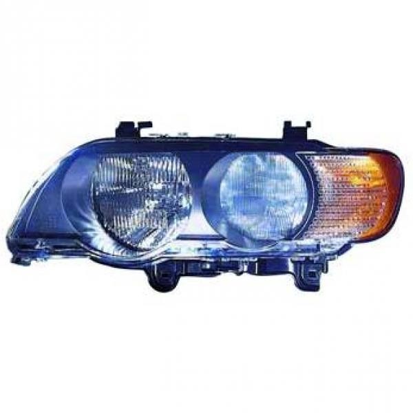 Koplamp links BMW X5 E53. 99-03 H7+HB3