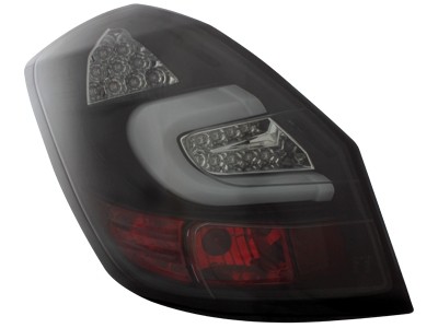 Achterlichten Skoda Fabia LED 5J 07+ black/smoke