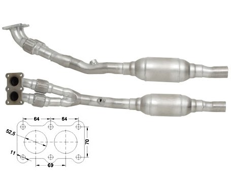 Seat LEON 1.8i 20V 1781 cc 92 Kw / 125 cv AGN Magnaflow CAT Bouw