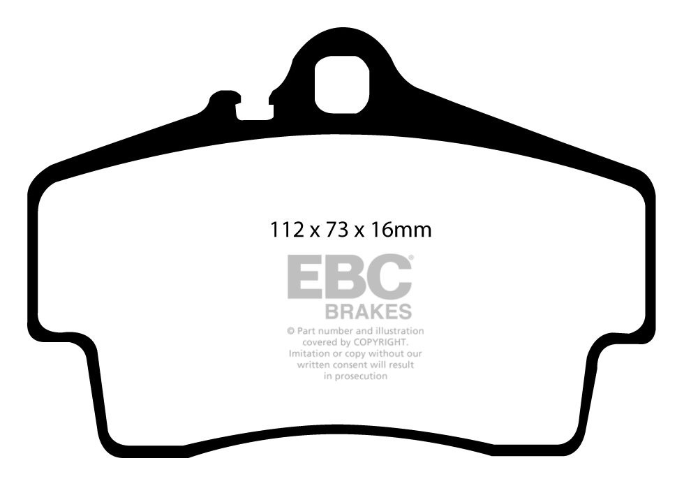 EBC Brakes PORSCHE 911 (996) (Cast Iron Disc Only) 3.4 Carrera 4