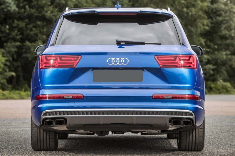 Uitlaat sierstukken Audi Q7 Zwart SQ7 Design Diesel