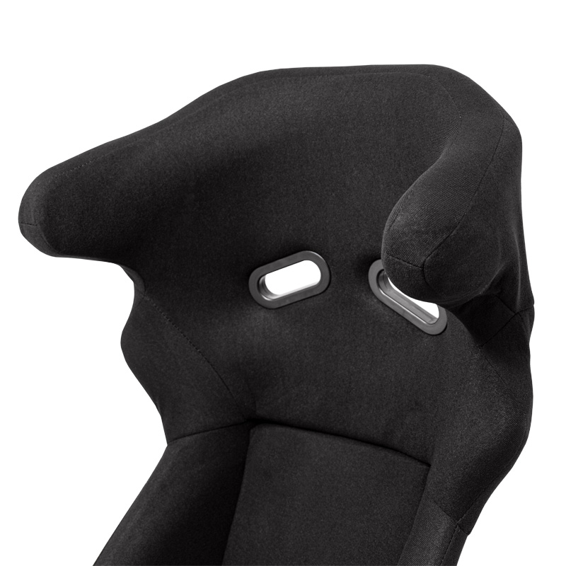 Sportstoel 'FS' - Zwart - Vaste polyester rugleuning - incl. sledes
