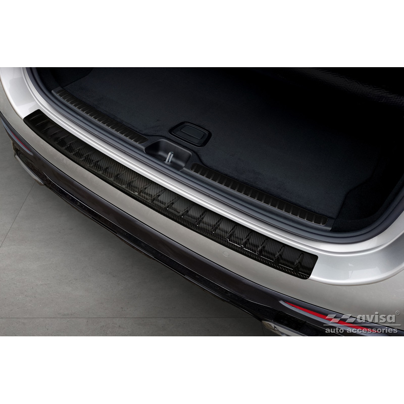 Echt 3D Carbon Achterbumperprotector  Mercedes GLC II (X254) 2022- 'Ribs