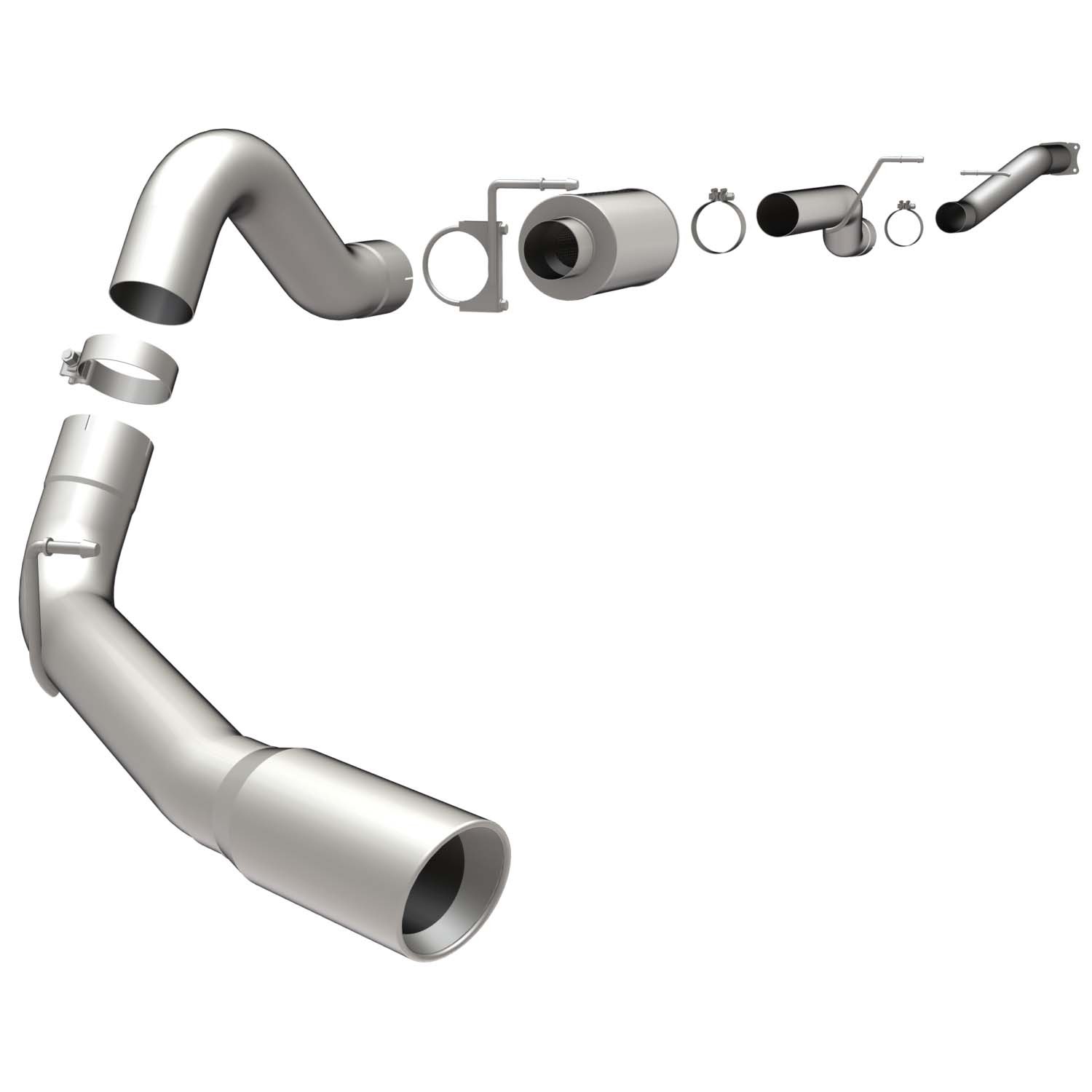 Gm Sys DP/B 04.5- GM Duramax CC/LB Dly Magnaflow Cat-Back