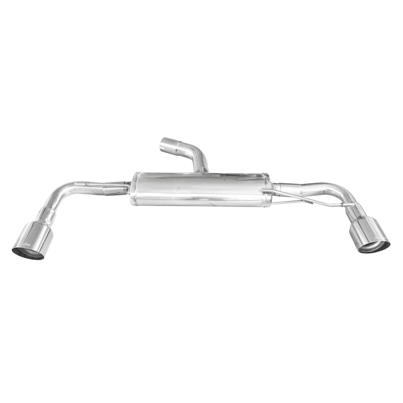 100% Inox Double Sport Exhaust  Volkswagen Scirocco 2.0 R TSi DSG (265HP) 2010- Left/Right 102mm Racing