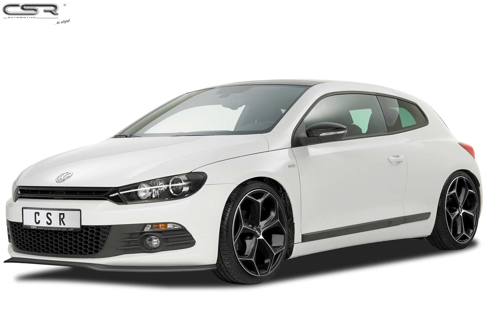 Voorspoiler Volkswagen Scirocco CSR Mat Zwart
