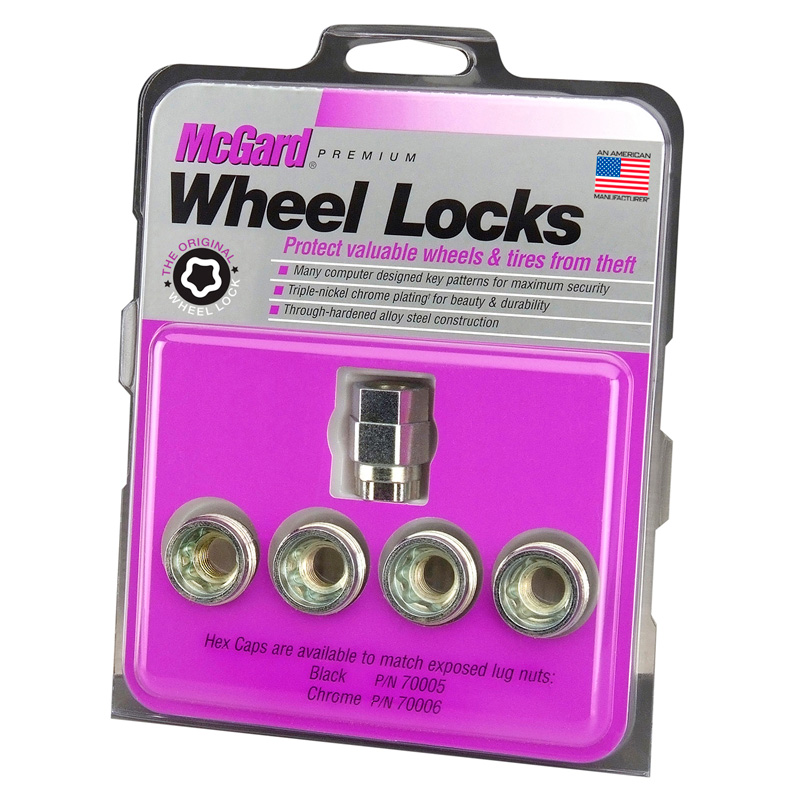 McGard Wheel locking nuts M12x1.25 - Conical - Length 19.7mm (19/21mm hex)
