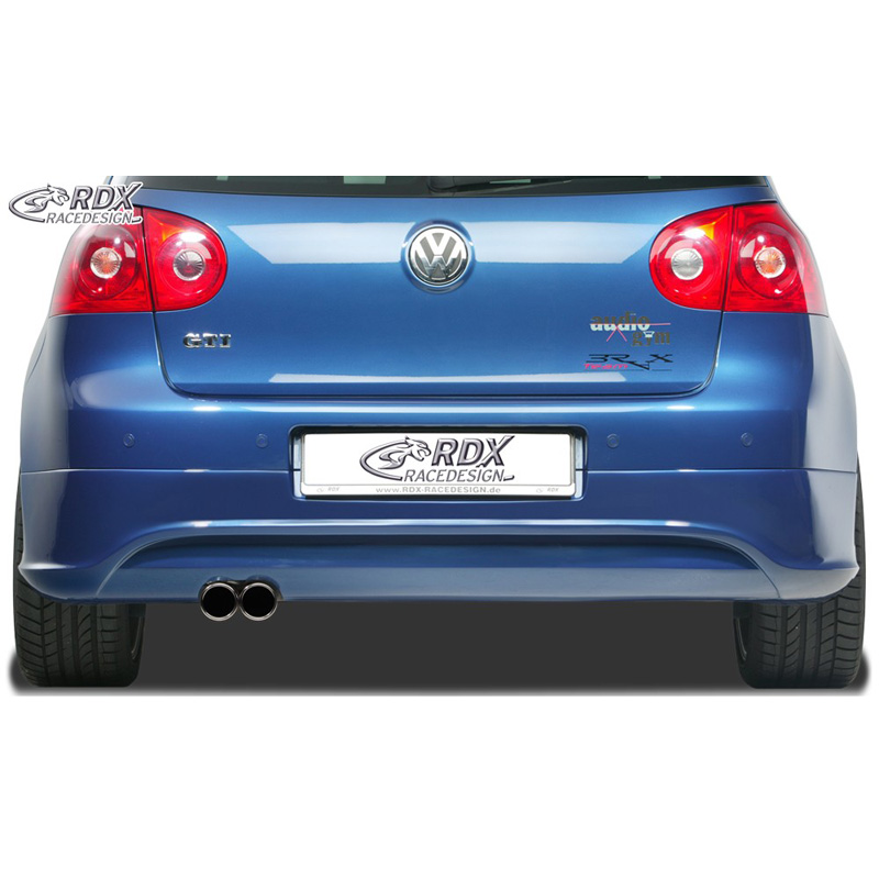 Rear bumper skirt  Volkswagen Golf V R32 Hatchback 3/5-doors 2003-2008 (exhaust left) excl. Variant/Plus (ABS)