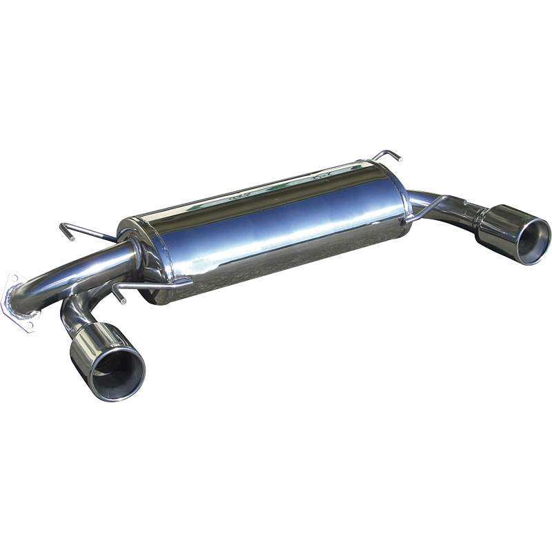 100% Inox Double Sport Exhaust  Subaru Impreza 2. WRX STi (300HP) 2008- Left/Right 102mm