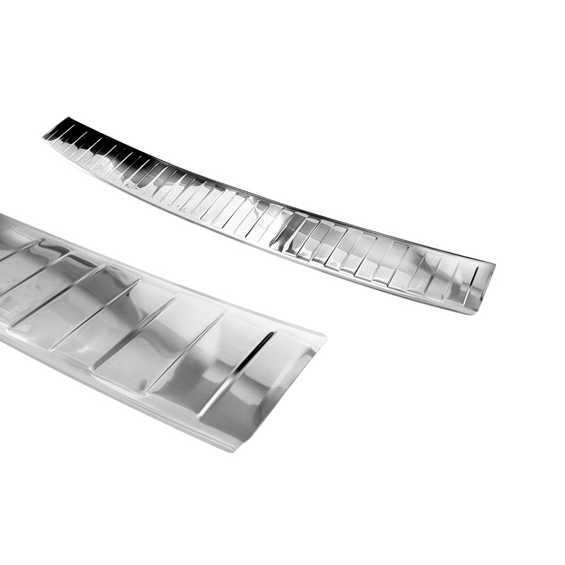 Stainless Steel Rear bumper protector  Skoda Kamiq 2019- 'Ribs'