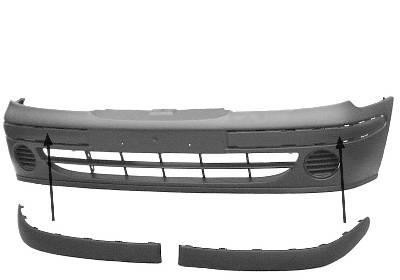 voorbumper, met mistlampgaten, geen Coupe/Cabrio/Break, in prime