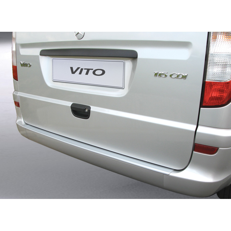ABS Rear bumper protector  Mercedes Viano/Vito 2003-2014 Silver