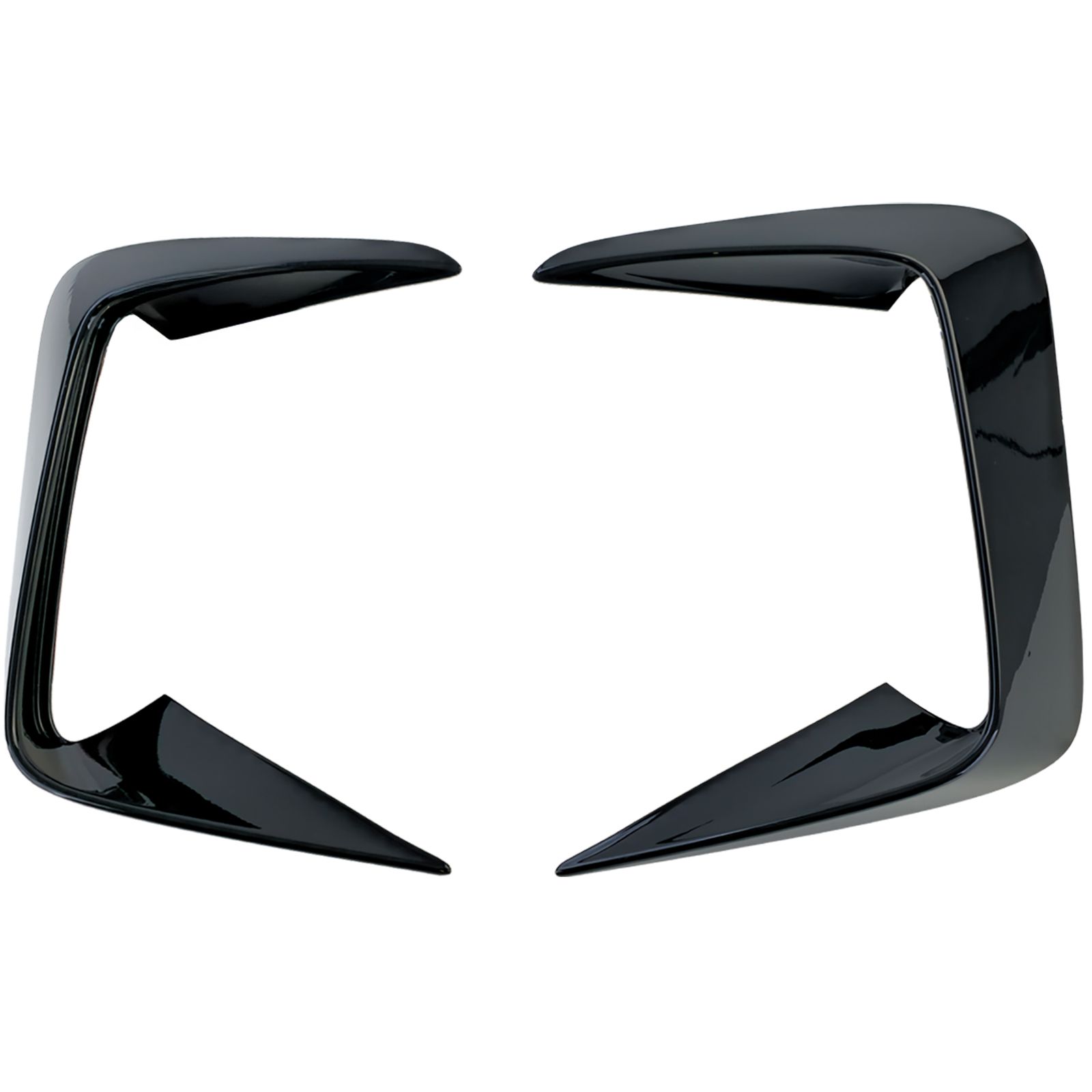 Voorbumper covers Ford Tourneo Transit Custom 2023- Glanzend zwart