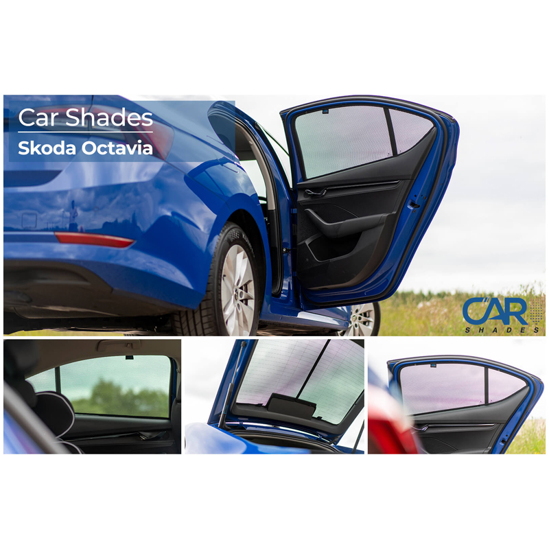 Set Car Shades  Skoda Octavia IV (NX3) HB 5-doors 2020- (4-pieces)