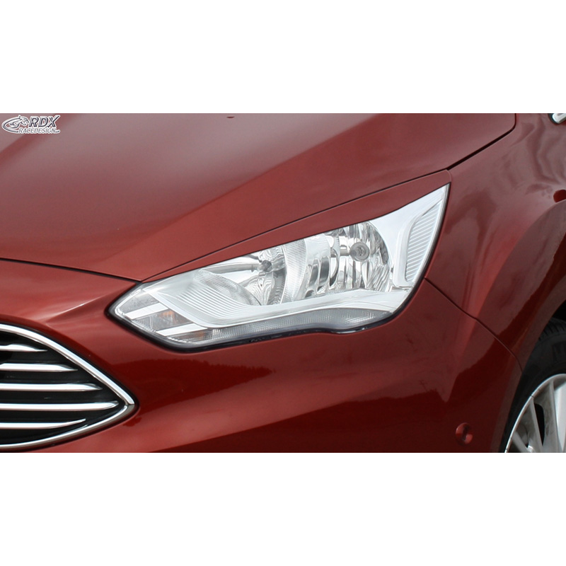 Koplampspoilers  Ford C-Max Facelift 2015-2019 (ABS)