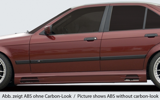 Sideskirts BMW E36 ABS Carbon-look Rieger