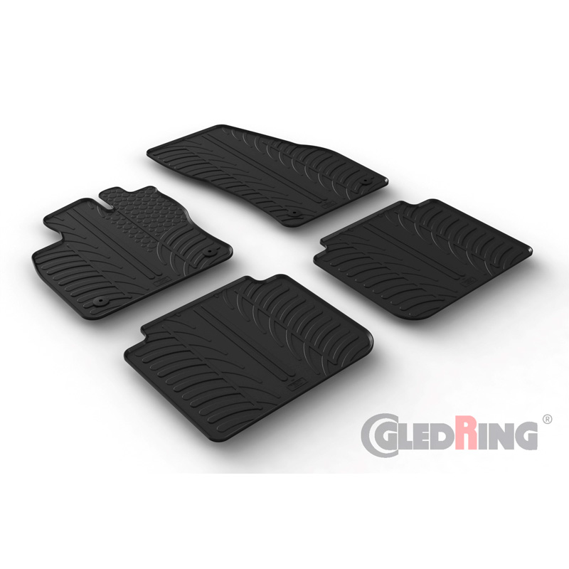 Rubbermatten  Seat Tarraco 2019- (T profiel 4-delig + montageclips)